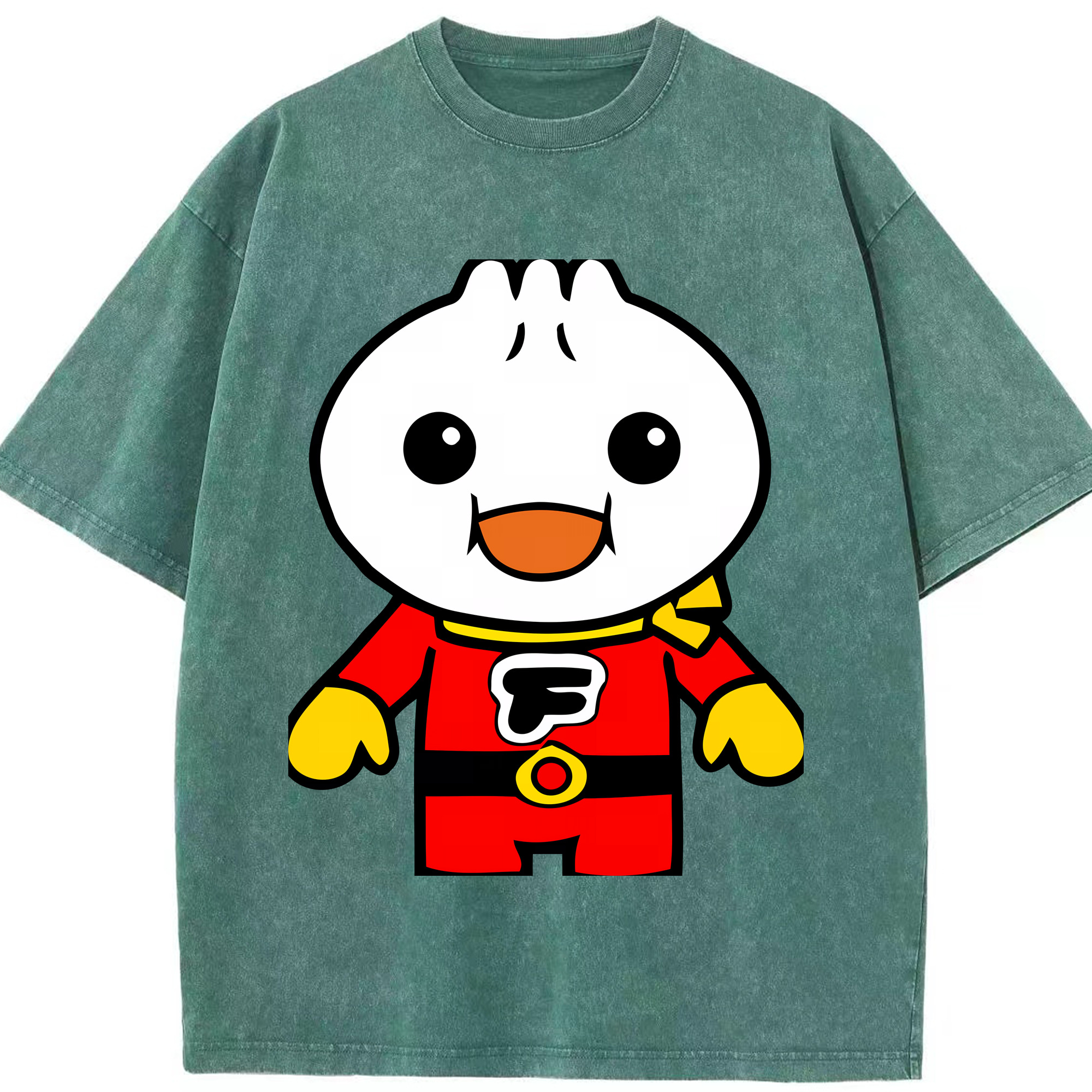 （画像用） アンパンマン Anpanman 綿100% ヴィンテージ風 半袖Tシャツ（フロントプリント）